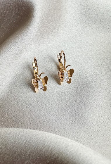 Wholesalers D Bijoux - Butterfly earrings