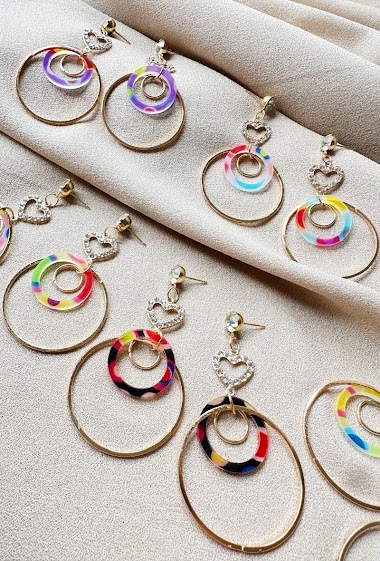 Großhändler D Bijoux - Pendant earrings