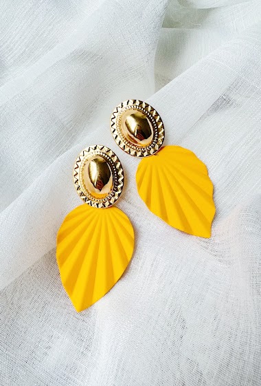 Wholesaler D Bijoux - Colorful pendant earrings