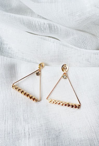 Großhändler D Bijoux - Triangle earrings