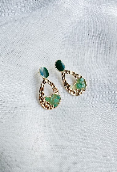 Großhändler D Bijoux - Earrings with stones