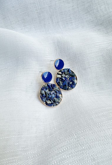 Großhändler D Bijoux - Earrings with stones