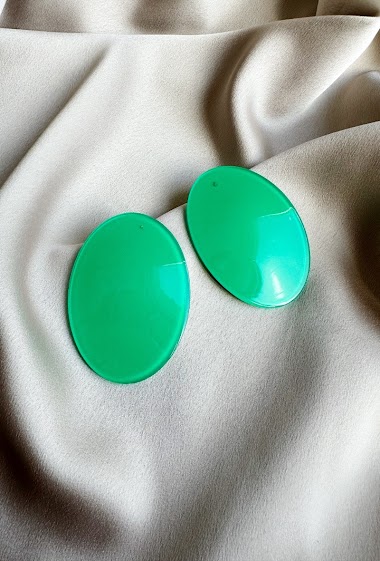 Wholesalers D Bijoux - Colored plastic earrings