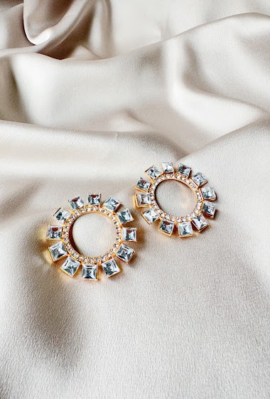 Wholesalers D Bijoux - Rhinestone earrings