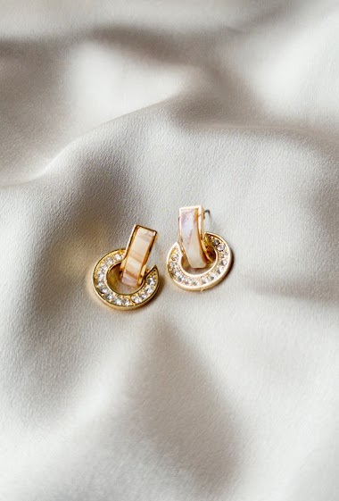 Wholesaler D Bijoux - Rhinestone earrings