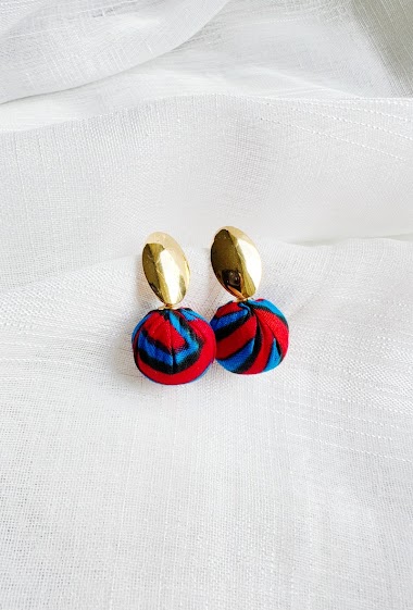 Mayorista D Bijoux - African wax fabric earrings