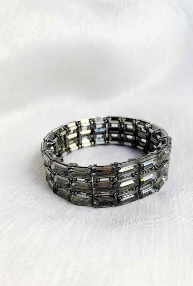 Großhändler D Bijoux - Metal and strass bracelet