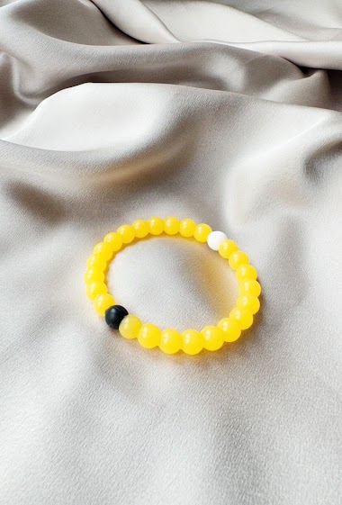 Wholesaler D Bijoux - Rubber bead bracelet