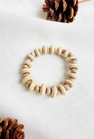 Ceramic beads bracelet