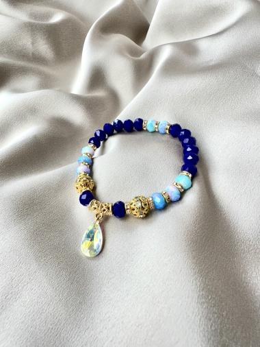 Wholesaler D Bijoux - Pearl and crystal bracelet