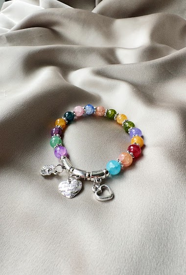 Großhändler D Bijoux - Beads and bells bracelet