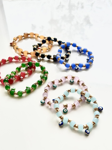 Wholesaler D Bijoux - Eye bead bracelet