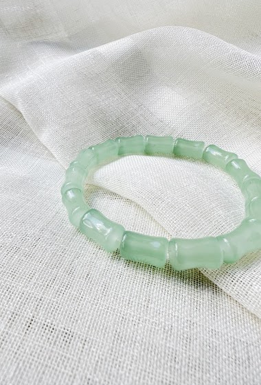 Wholesaler D Bijoux - Rectangle beads bracelet