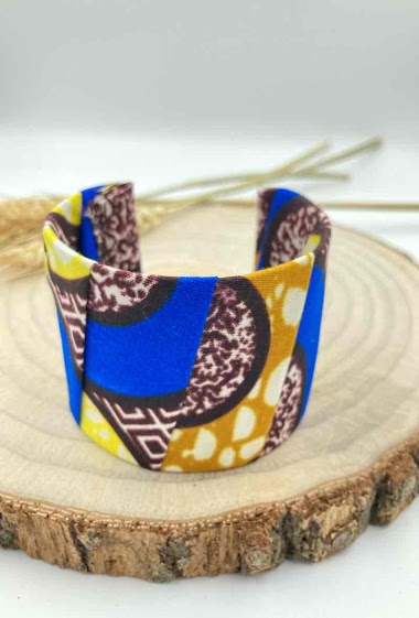 Grossiste D Bijoux - Bracelet Wax tissus Africain
