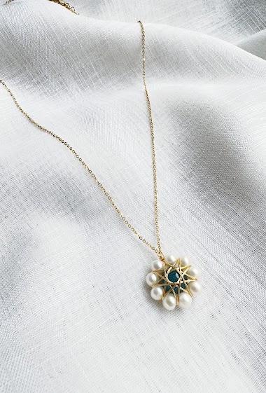 Großhändler D Bijoux - Natural pearl necklace