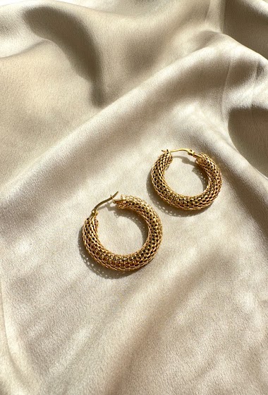 Großhändler D Bijoux - Stainless steel earrings