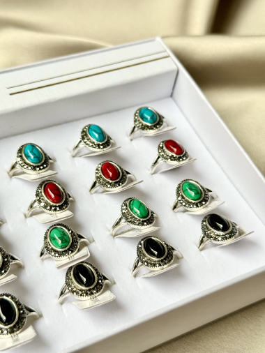 Wholesaler D Bijoux - Set of 24 rings