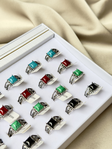 Wholesaler D Bijoux - Set of 24 rings
