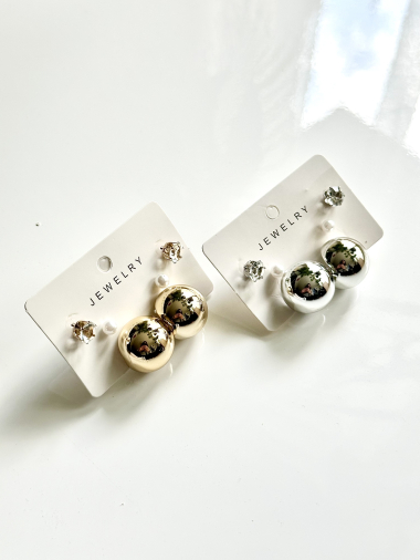 Wholesaler D Bijoux - Water drop earrings