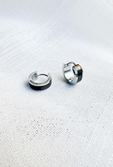 Wholesaler D Bijoux - Stainless steel mini hoops