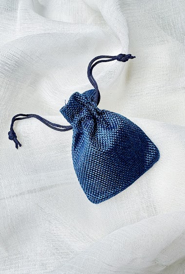 Grossiste D Bijoux - Pochette sac bijoux tissus
