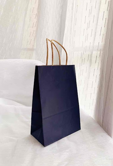 Kraft Paper Bags - Navy Blue