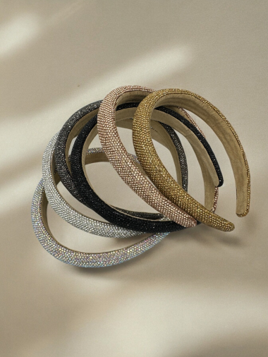 Wholesaler D Bijoux - Shiny rhinestone headband