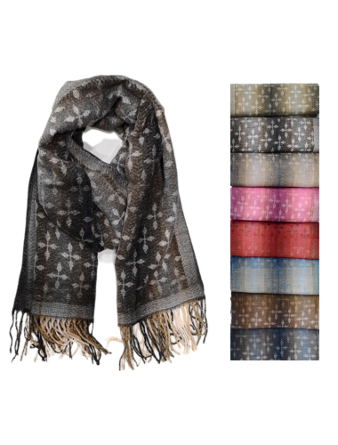 Wholesaler Da Fashion - Large thick wool scarf shawl