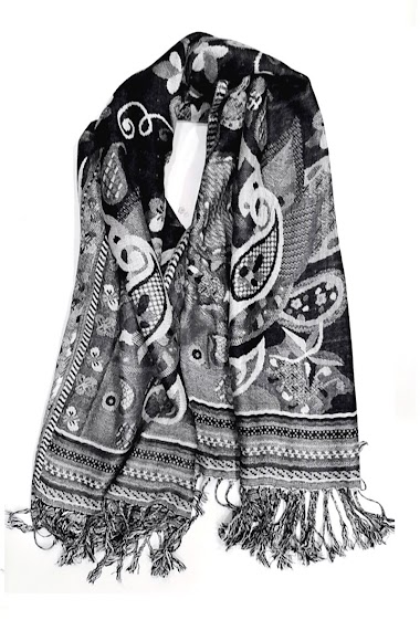 Großhändler Da Fashion - Cashmere/animal pattern scarf