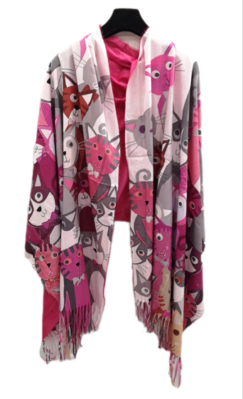 Wholesaler Da Fashion - Thick cat shawls