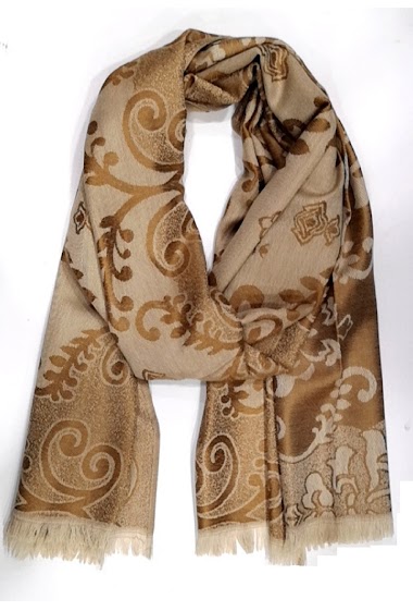Wholesaler Da Fashion - Shiny two-tone scarf