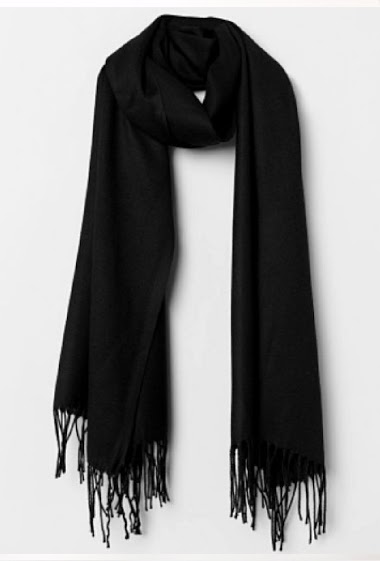 Wholesaler Da Fashion - classic black scarf