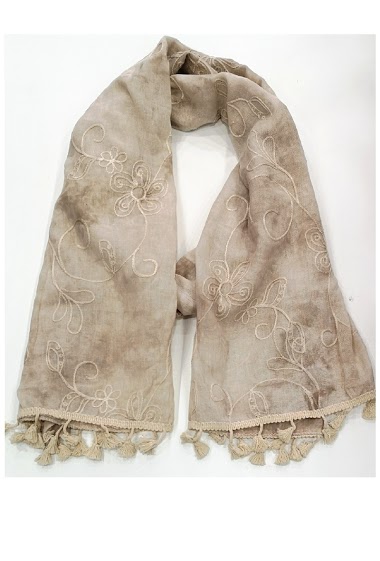 Wholesaler Da Fashion - Washed cotton scarf