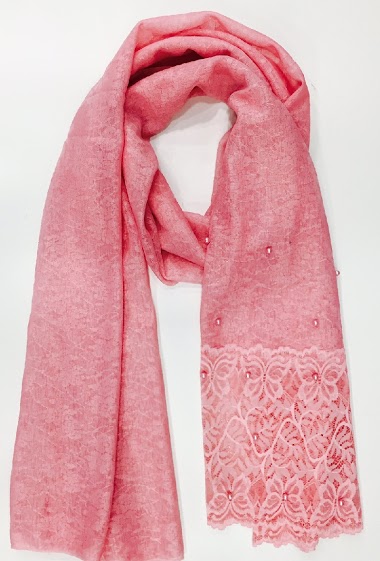 Wholesaler Da Fashion - Beaded lace scarf