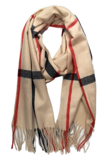 Wholesaler Da Fashion - Feather print scarf
