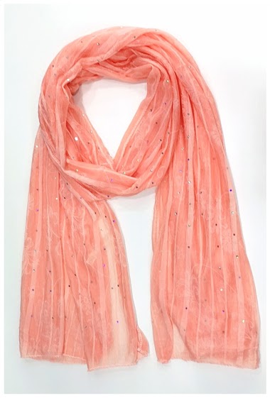 Großhändler Da Fashion - elastic sequin scarf