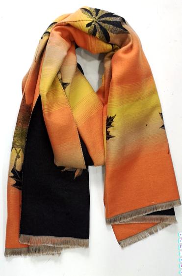 Großhändler Da Fashion - Schal mit Feder-Print