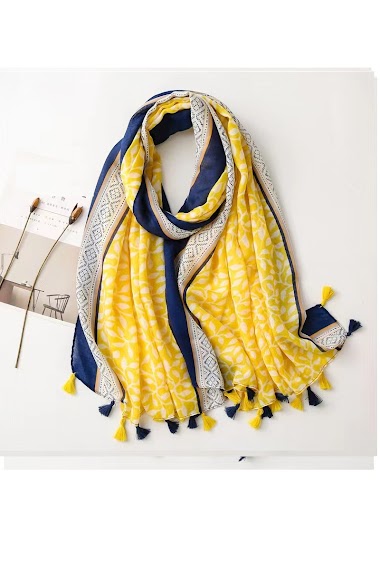 Wholesaler Da Fashion - fancy fringe scarf