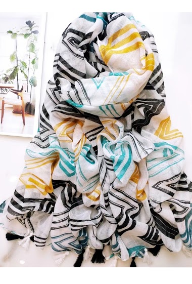 Wholesaler Da Fashion - diamond print scarf