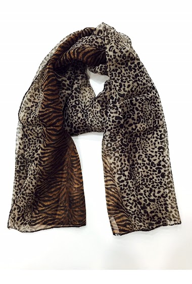 panthere muslin scarf