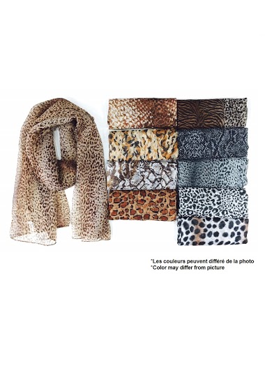 Wholesaler Da Fashion - panthere muslin scarf