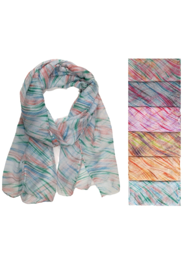 Wholesaler Da Fashion - multi-colored polka dot scarf