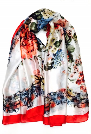 Wholesaler Da Fashion - viscose silk scarf