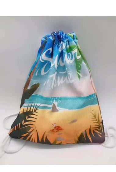 Großhändler Da Fashion - 2in1 Beach Towel Bag