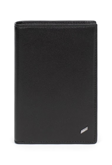 Wholesaler Daniel Hechter - Vertical wallet - RFID blocking - Leather