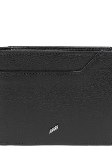 Wholesaler Daniel Hechter - Horizontal wallet - RFID blocking - Leather