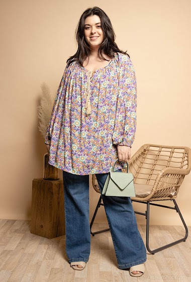 Wholesaler Danny - Blouse with flower print