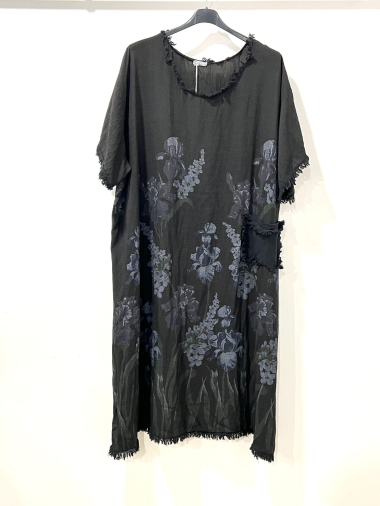 Wholesaler Danny - Printed dress with slit