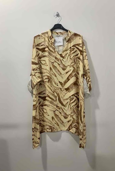 Wholesaler Danny - Tunic with with leopard print
