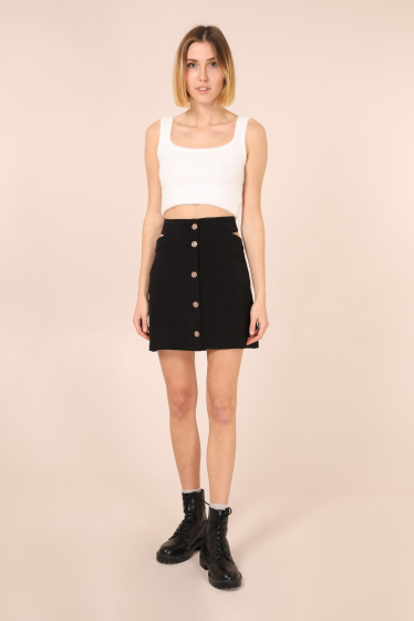 Wholesaler DAPHNEA - Skirt with cut-out